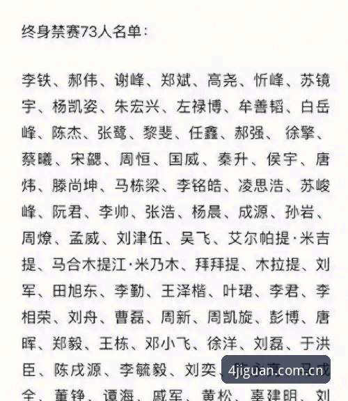 足坛反腐重拳落地实用解读：这份禁足名单的三大看点与信息获取指南
